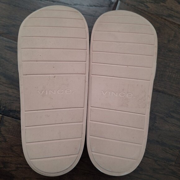 Vince Slide Sandals in Tan - Picture 2 of 4